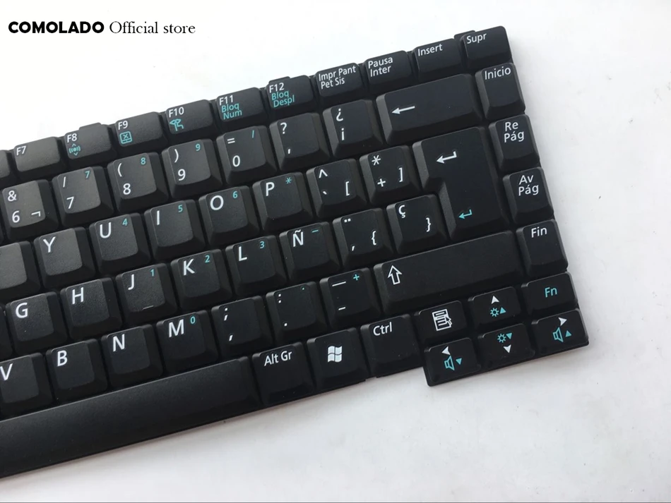 SP Spanish Keyboard For Samsung P28 P29 Laptop Black Keyboard SP layout (2)