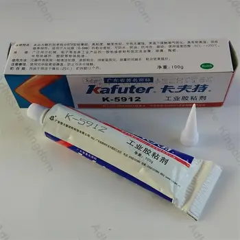 

5pcs Kafuter 100g K-5912 oxime black silicone rubber multi-purpose industrial sealant high-voltage equipment adhesive