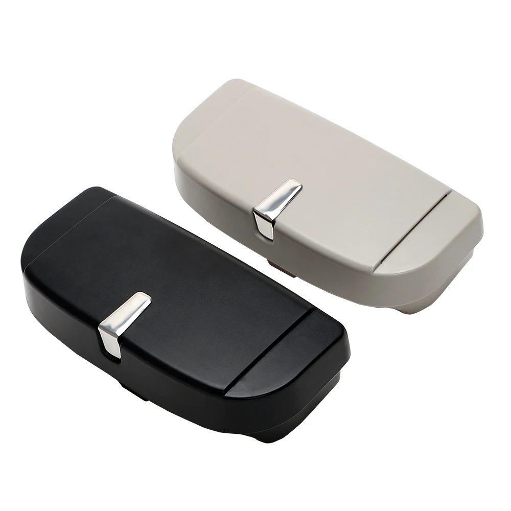 YOSOLO Car Glasses Case Sun Visor Clip Card Ticket Storage Stowing Tidying Sunglasses Holder Box Auto Accessories Organizer