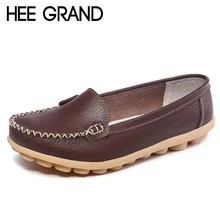 HEE GRAND/Женские повседневные туфли на плоской подошве; мягкая удобная обувь на плоской подошве; слипоны для работы; Женские однотонные туфли на плоской подошве; яркие цвета; Размеры 35-41; XWD6414