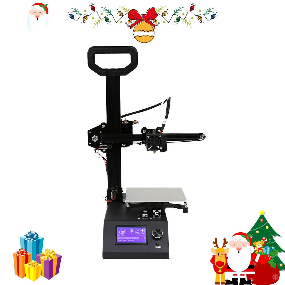 

Anet A9 3D Printer Metal Plate+Aluminum Frame High Precision impresora 3d printer DIY Kit 3d drucker with PLA filament Christmas