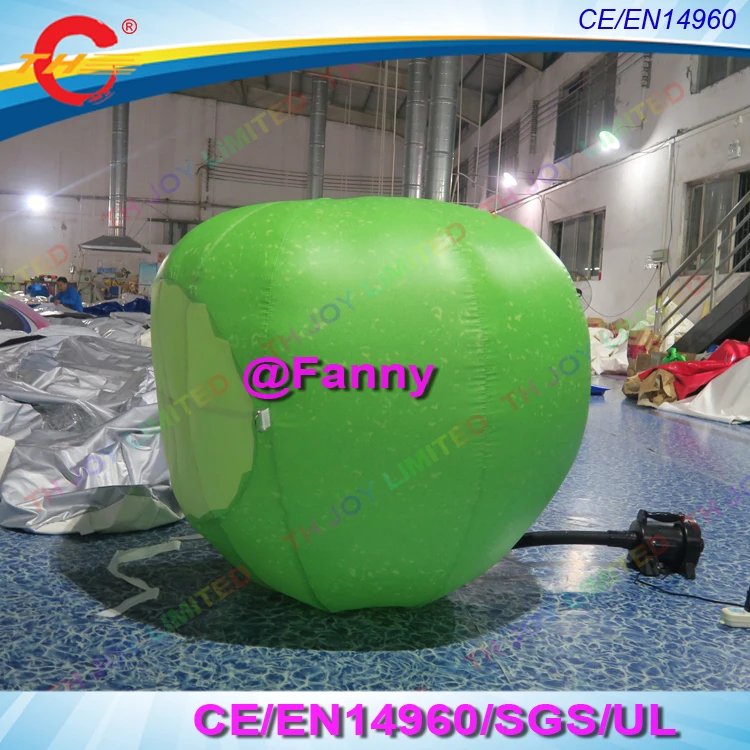 Promotional items giant inflatable apple,inflatable green apple(can