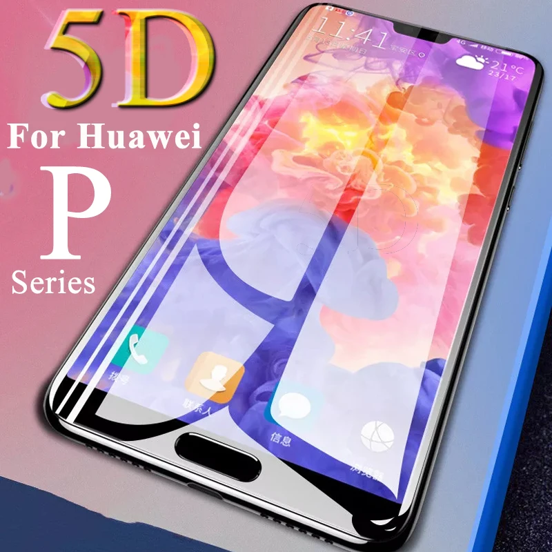 

2pcs 5D Protective glass for Huawei p 20 lite pro smart tempered p20 lite p20 pro p20lite psmart on screen protector tremp