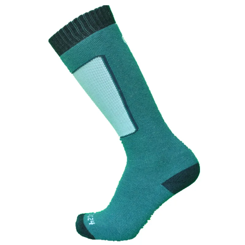 1 пара всей шерсти мериноса плотные махровые зимние термо-носки теплые мужские носки женские носки для сноубординга - Цвет: blue