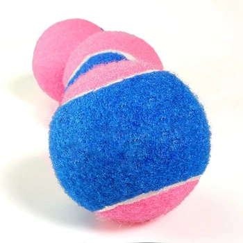 

Pet Dog Squeaker Ball Toy Play Sound Dog Bite-resistant Molar Tennis Balls for small large dog Teddy Rolling Ball Molar Toy