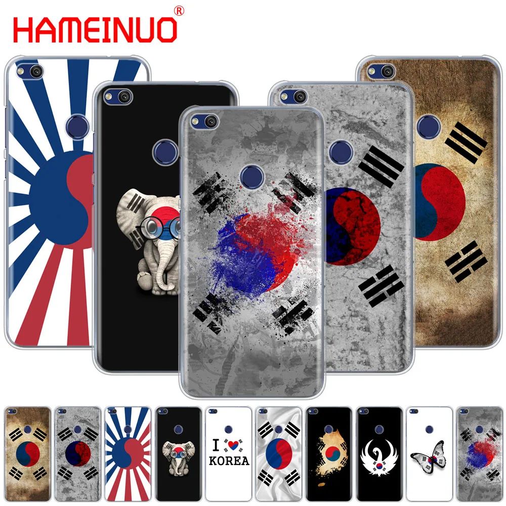 HAMEINUO чехол с корейским флагом для телефона huawei Ascend P7 P8 P9 P10 P20 lite plus pro G9 G8 G7 2017 |