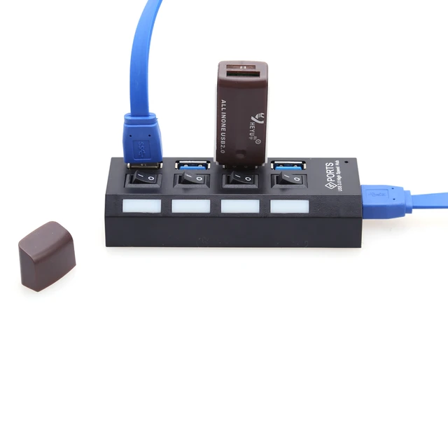 Best Value USB HUB 3.0 Super Speed 5Gbps 4 Ports USB 3.0 HUB USB Splitter With On/Off Switch For Computer Peripherals Best Value USB HUB 3.0 Super Speed 5Gbps 4 Ports USB 3.0 HUB USB Splitter With On/Off Switch For Computer Peripherals