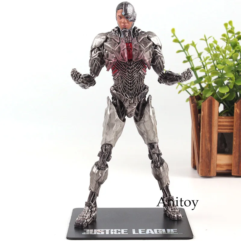 Najtaniej Liga sprawiedliwości the flash Cyborg Aquaman Wonder Woman Batman Superman statua ARTFX kolekcja figurek zabawkowy model 17 18cm