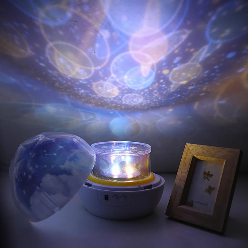

Star Light Projection and night light Two purposes LED Sky Star Moon Master Children Kids Baby Romantic Colorful Decor Battery P