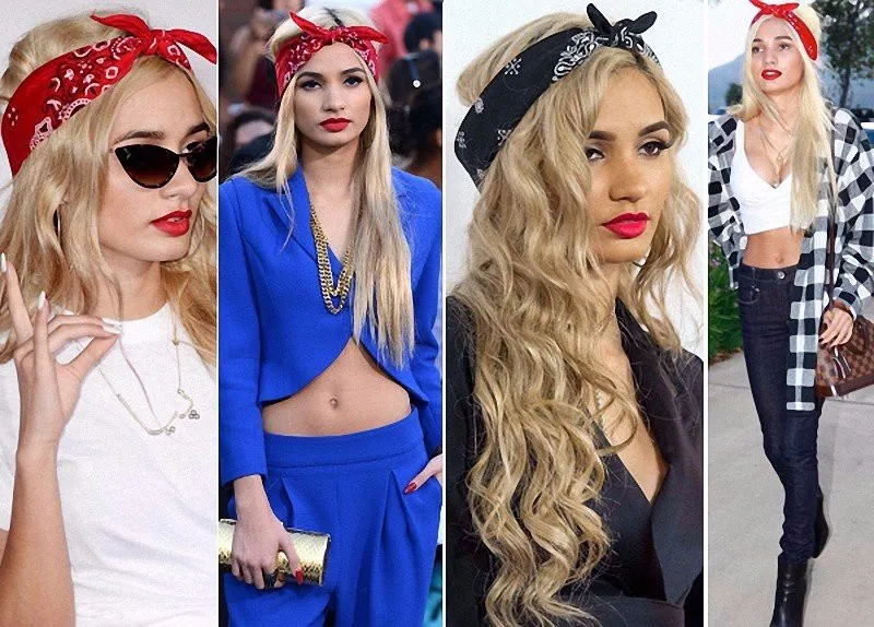 New Gradient Color Hip hop Cotton Bandana Scarf Square Headband Scarf Cashew turban Gifts For Women/Men/Boys/Girls 55cm*55cm