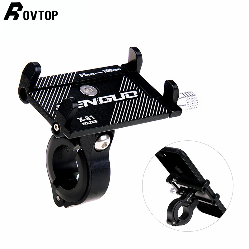 

RoBicycle Phone Holder for 3.5-6.2 Inch Smartphone Adjustable Support GPS Bike Phone Stand Mount Bracket