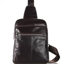 Высококачественная модная винтажная мужская сумка, Повседневная кофейная натуральная кожа, Мужская нагрудная сумка, Маленькие Мужские сумки почтальона M7216