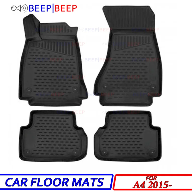 

For Audi A4 2015- car floor mats carpets auto floor mat dust proof water proof car styling interior decoration