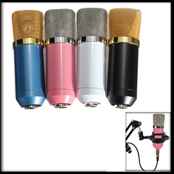 

by dhl or ems 20 pieces New Pro Multi-Color Condenser Microphone BM700 Set for Skype MSN Internet Chat Karaoke Recording KTV