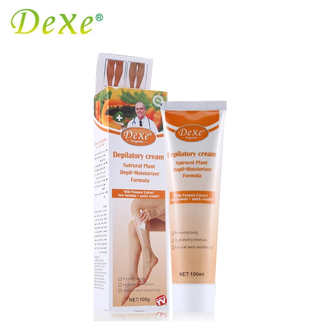 100g Dexe Organic Depilatory Cream Natural Plant Depil Hair Removing Cream  for Women and Men Hair Removal Epilator with Extract - AliExpress Beauty &  Health