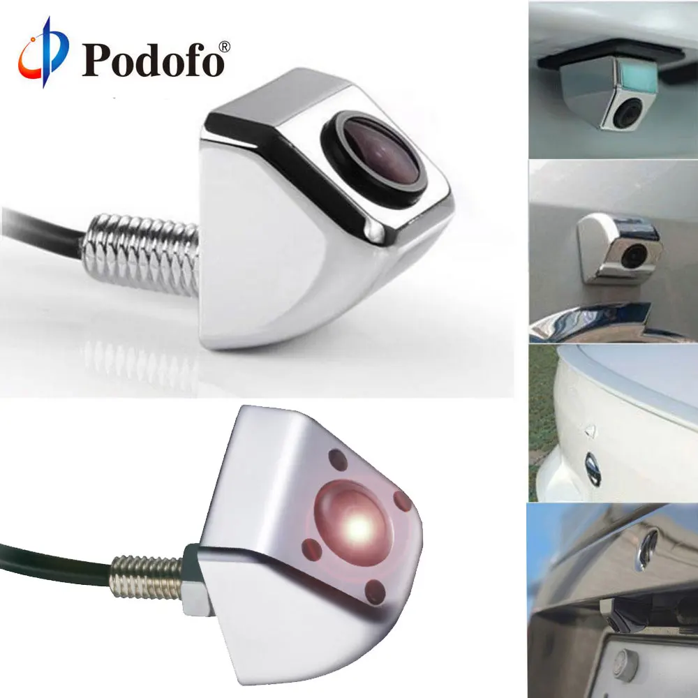 

Podofo IP68 Waterproof Rear View Camera Backup 170 Degrees Parking Reverse Camera for Rearview Monitor parking Assistance Camera