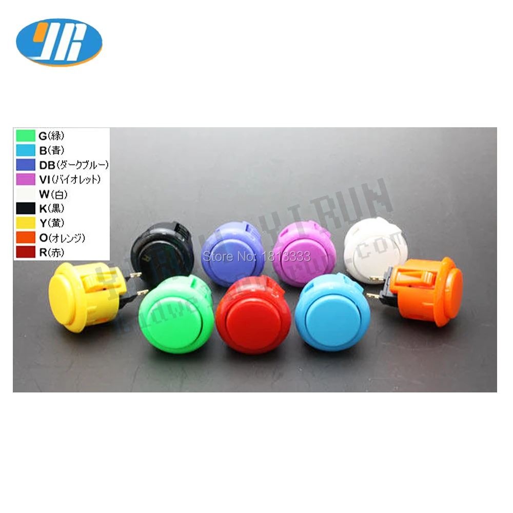 1 шт. SANWA OBSF 24 Кнопка мм Нулевая задержка аркадная игра оригинальная Сделано в