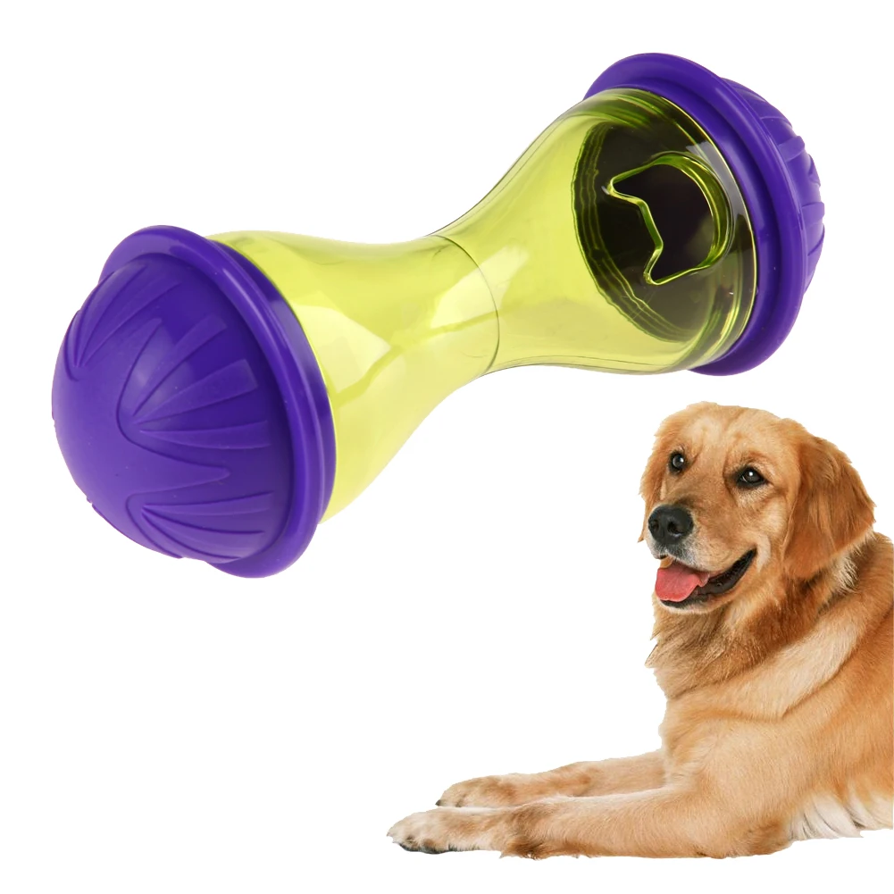 

Pets Dog Toys Tumbler Leakage Food Ball Pet Cats Training Exercise Fun Bowl Tasty Toy Feeder Goods for Pets Products for Dogs