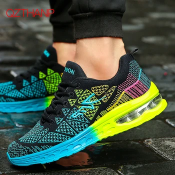 

Men' Mesh Casual Shoes Air Sole Luxury Brand Fashion Sneakers Male Shoes Krasovki Sapato Masculino Breathable High Quality Flats