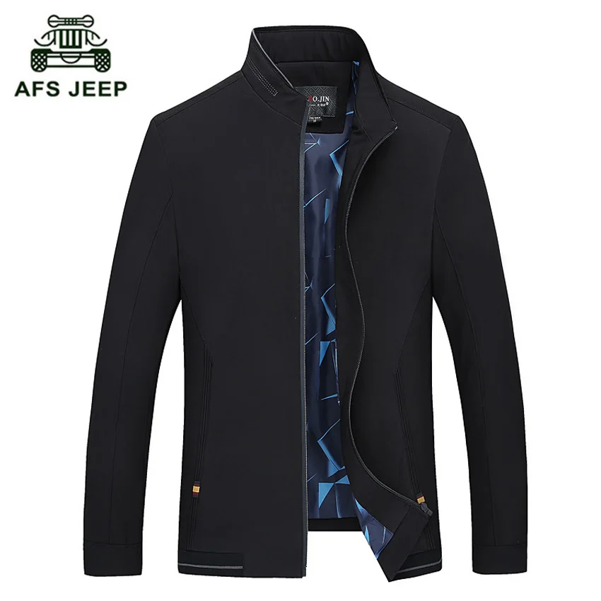 

Mens Jackets 2017 Autumn New Mid Aged Men Business Thin Jacket Outwear Jackets Coat Wear long sleeved shirt jacket 75zr