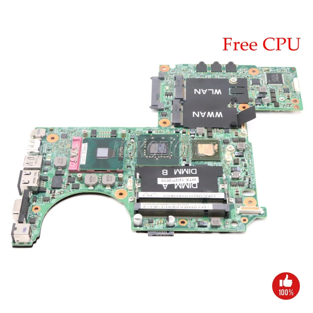 

NOKOTION CN-0P083J 0P083J CN-0PU073 0PU073 Main board For Dell XPS M1330 laptop motherboard 965PM DDR2 8600M Free cpu
