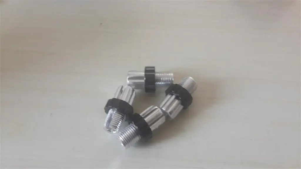 2PCS M10*15 Bicycle Brake Levers Regulator Screw Bolts Aluminum alloy slotting screws, Bike