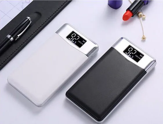 

30000mah mobile power external battery PoverBank 2 USB LED mobile power portable mobile phone charger for Samsung huawei iphone8