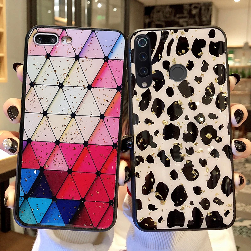 

Luxury Gold foil Leopard case For Huawei Y6 Prime 2018 Cover Honor play case Honor 8 lite Case Honor 9 lite Honor 10i 20 Lite