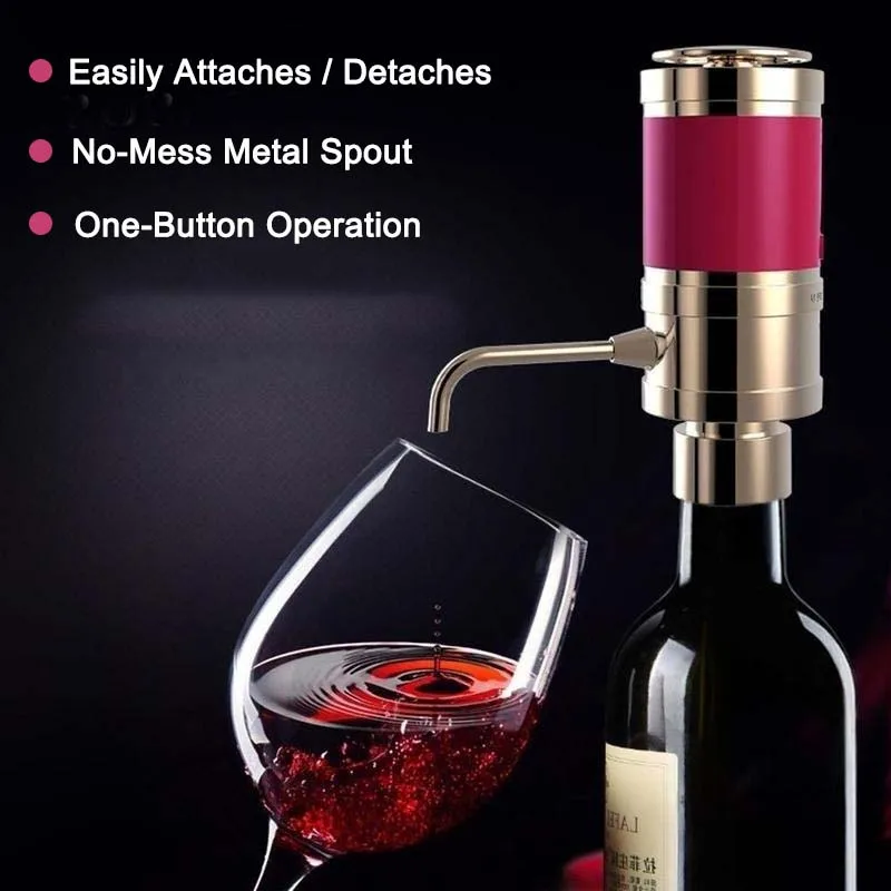 Electric Red Wine Aerator Magic Decanter Pump Essential Wine Quick