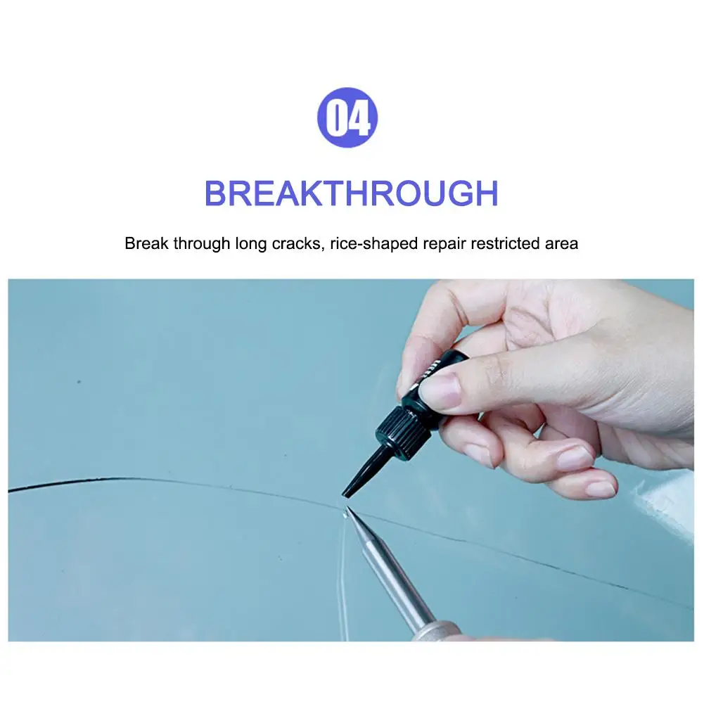 Auto Glass Repair Kit Glass Crack Pit Repair Car Front Windshield Repair Fluid Glass Repair Kit Herramientas Para El Auto