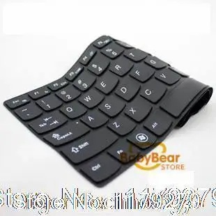 Мода клавиатура кожного покрова протектор для lenovo Ideapad 100 S 14IBR 100-14 100s-14 g480 g470 y400 y410p g400 y400s y480 y40-70 - Цвет: black