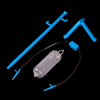 

1Set Dollhouse Miniature Hospital Simulation Medical Kit With Hanging Bottle Pretend Play House Toys for Kids Children