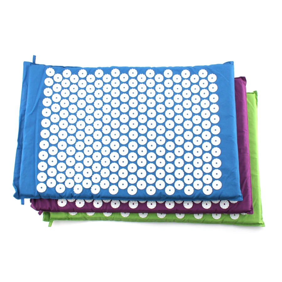 Yoga Lotus Spike Acupuncture Mat Body Back Foot Massager Acupressure Cushion Mat Relieves Stress Pain Yoga Mat Relief Body Pain Yoga Lotus Spike Acupuncture Mat Body Back Foot Massager Acupressure Cushion Mat Relieves Stress Pain Yoga Mat Relief Body Pain