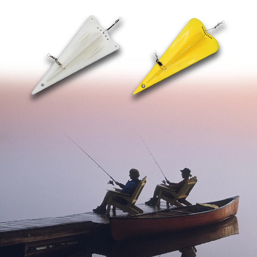 

Plastic Fishing Diving Board Lure with Weight Sinker Rotating Swivels Fishing Trolling Board Fishing Accessories for Pesca