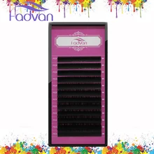 Плоские все размеры 12 рядов объемные ресницы расширение 3D норки накладные отдельные пучки ресниц Красота бренд поставки с фабрики