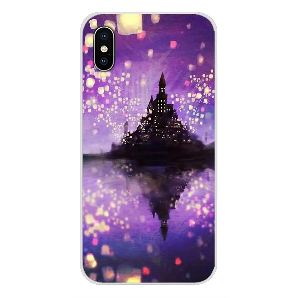 Tangled Rapunzel аксессуары чехлы для телефонов Apple IPhone X XR XS MAX 4 4s 5 5S 5C SE 6 6 S 7 8 Plus ipod touch 5 6