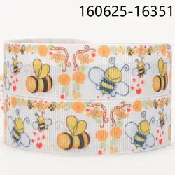 Новинка 2016 года slaes 50 ярдов желтый Пчела fly печатных корсажная лента бесплатная доставка
