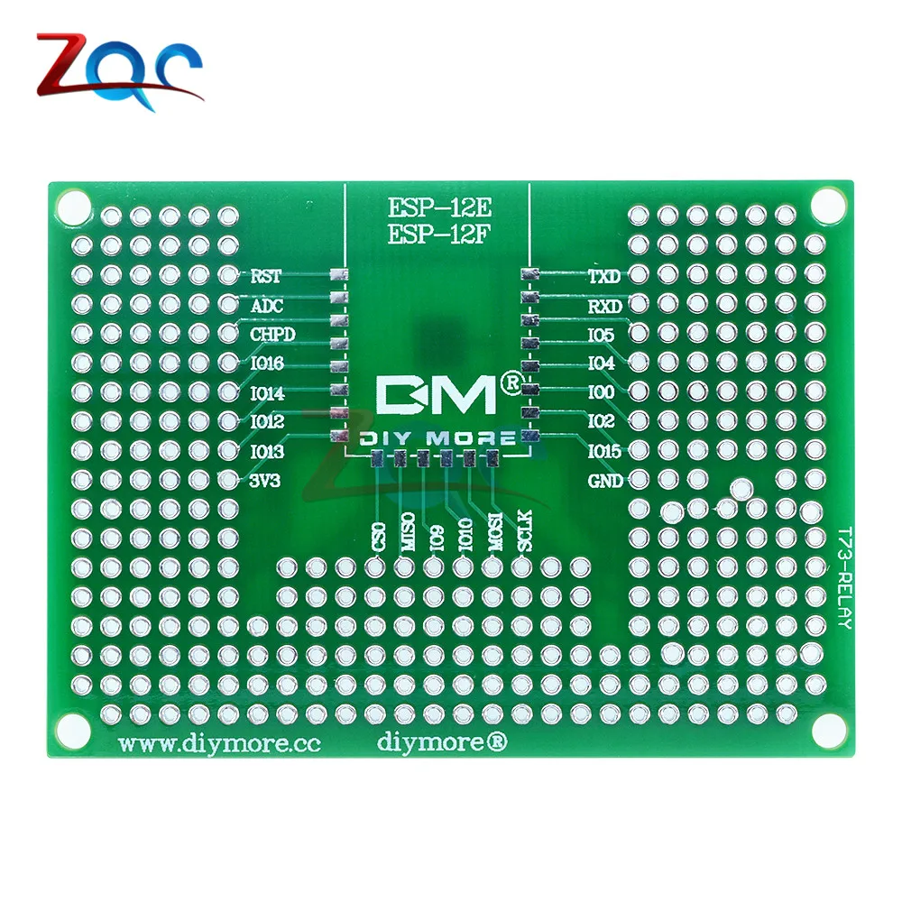 5x7CM Double Prototype PCB Board For Arduino UNO R3 ESP8266 Breadboard Protoshield Relay WIFI ESP-12F ESP-12E ESP-32 ESP32S One