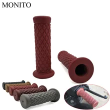 7/" 22 мм Винтаж резиновые Cafe Racer руль мотоцикла ручками для YAMAHA WR450F WR250R WR250X WR450 серау 225 250 300