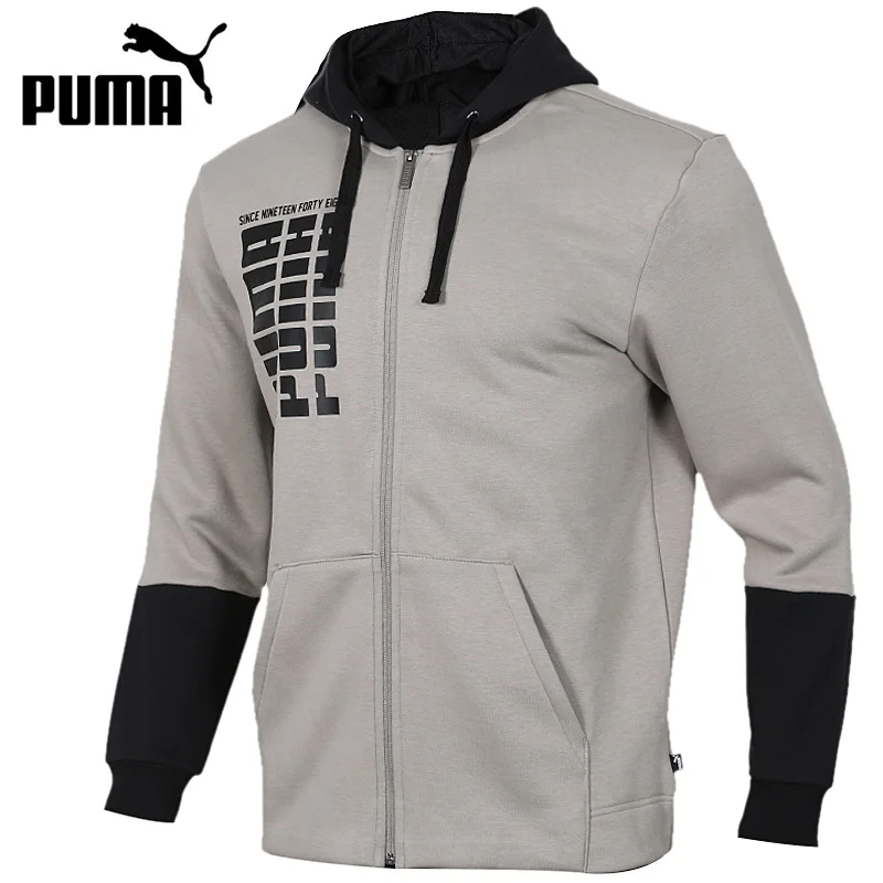 Новое поступление PUMA Rebel вверх FZ Hoody FL Для мужчин зимнее пальто с капюшоном спортивная одежда