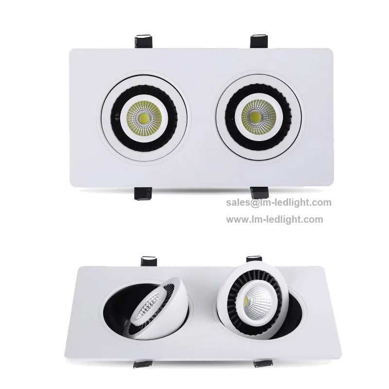 

rotation luces led 18W 110-240V LED Lamp 20pcs/lot LED Bean Light warm/day/cold white 3000K 4000K 6000K led downlight