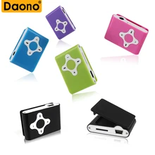 DAONO большое продвижение зеркало портативный MP3-плеер Мини Клип MP3-плеер Водонепроницаемый Спорт MP3 плейер Волкман lettore MP3