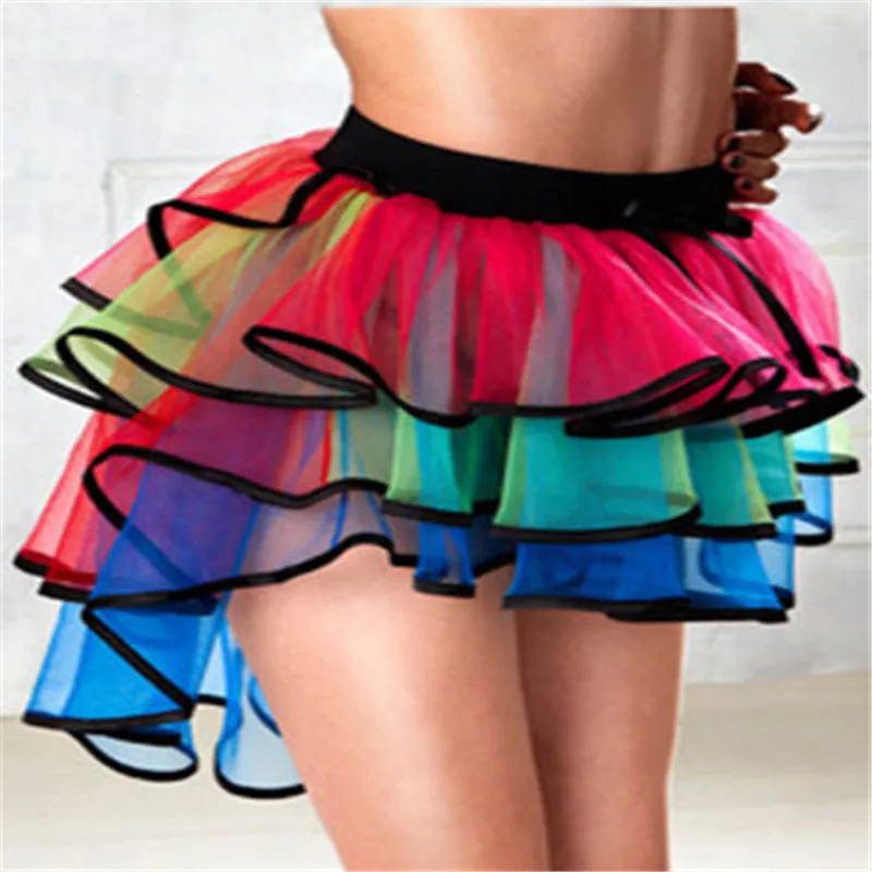 Весенняя модная женская кружевная фатиновая юбка в стиле Феи для принцессы пышная модная юбка длинная юбка-пачка - Цвет: as the photo show