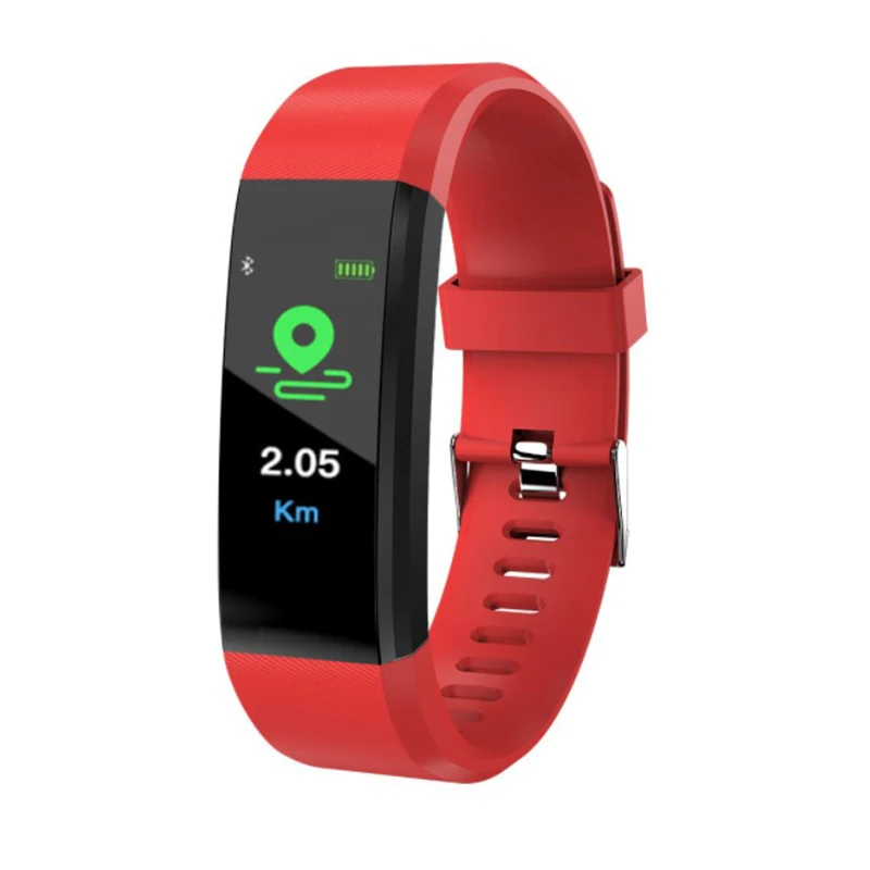 5 Colors Fitness Equipment Activity Heart Rate Sport Wristband For Fitbit Activity Pedometer For Outdoor Indoor Fitness Running