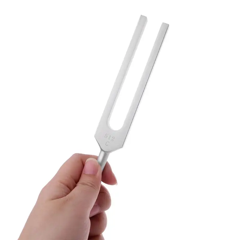 

512HZ Aluminum Medical Tuning Fork+Mallet Chakra Hammer Ball Diagnostic for Healing Sound Vibration Therapy Medical Tools w/Bag