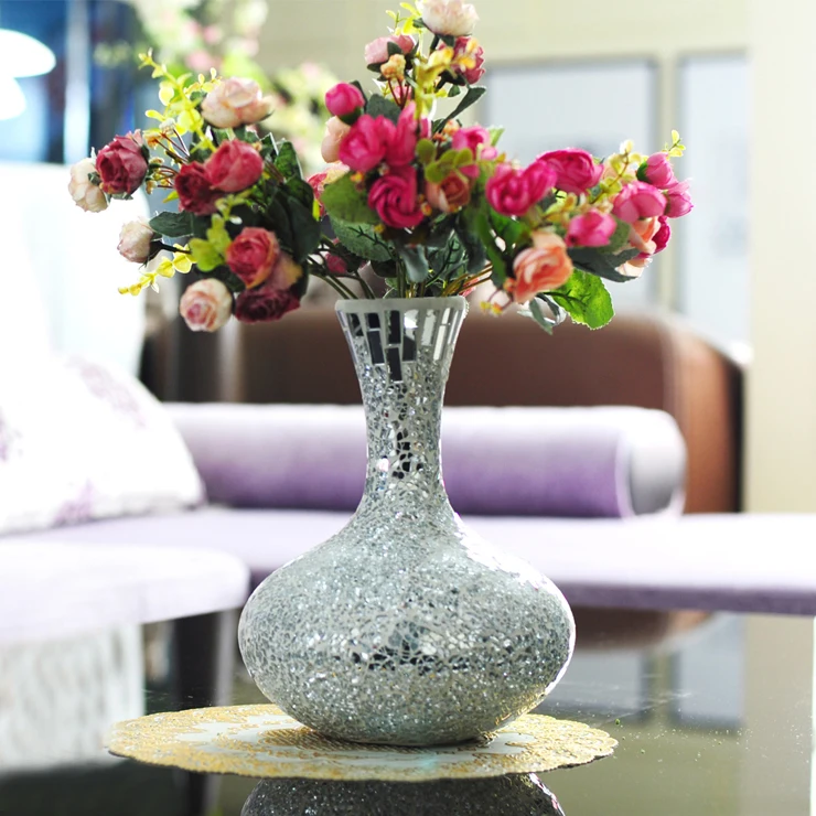 Broken Glass Vase Handmade Mosaic Flower Home In Vases From Home
