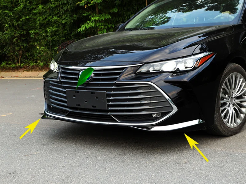 Защита бампера автомобиля передний краевой защитный кожух Защитная Декоративная полоса 2 шт./компл. для Toyota Avalon