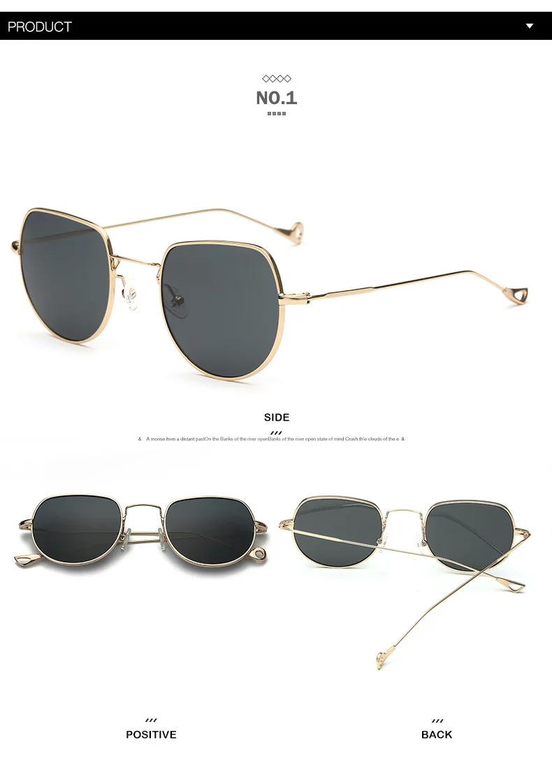 Тренды женские солнцезащитные очки небольшой квадратный оправа для очков многогранник прозрачные линзы, очки люксовый бренд Мужские Винтажные Четырехсторонние металлические рамки