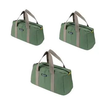 

Hardware Machinist Toolkit Handbag Waterproof Oxford Cloth Organize Zipper Pockets Durable Storage Pouch Electrician Worker Use