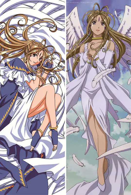 О, богиня! Аниме персонажи R18 сексуальная девушка belldandy& urd Бросок Наволочка ah my goddess тело наволочка